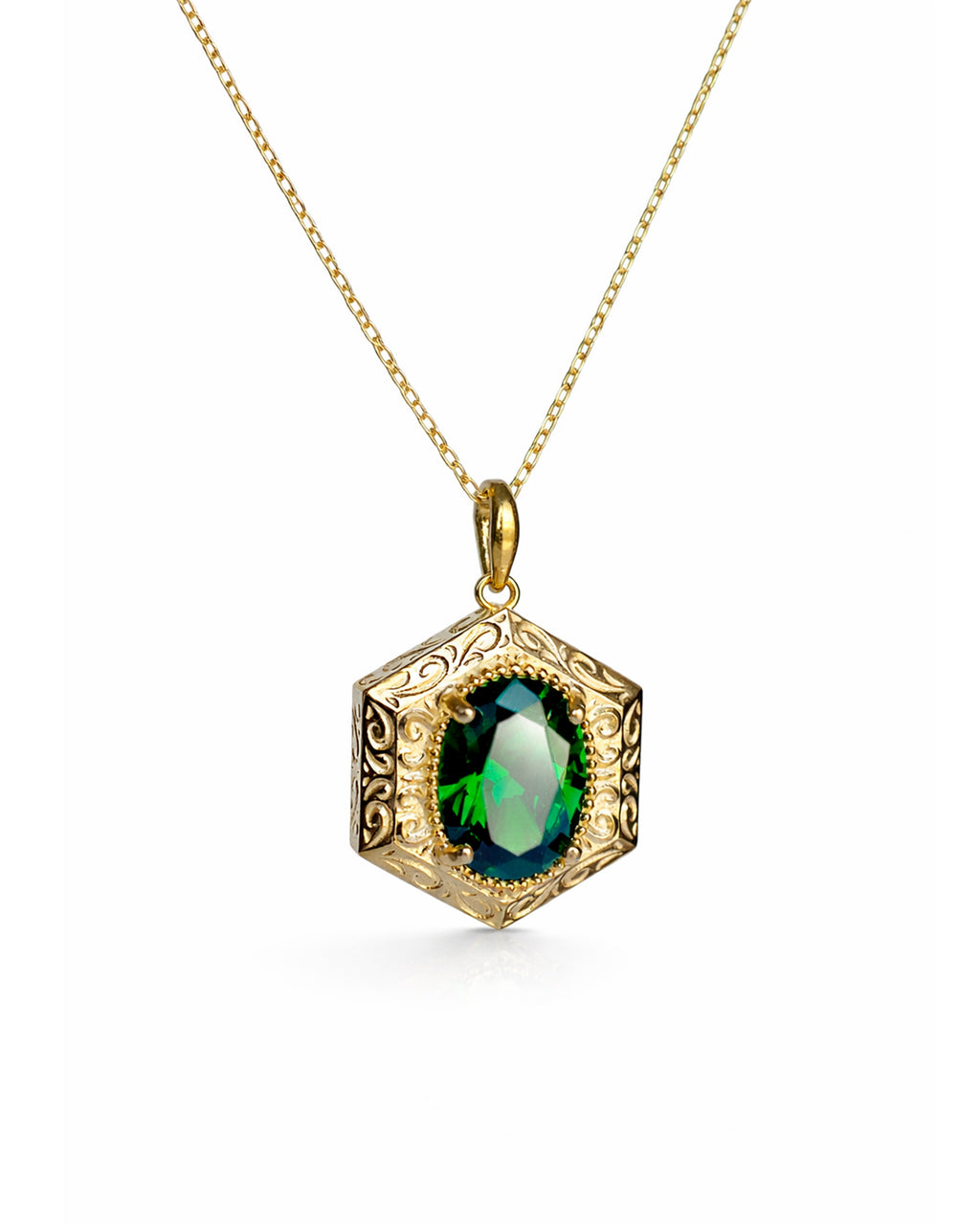 Velvet Ember Cube 14 Ayar Altın Kaplama