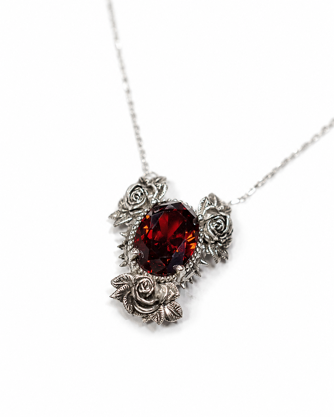 Crimson Bloom Kolye