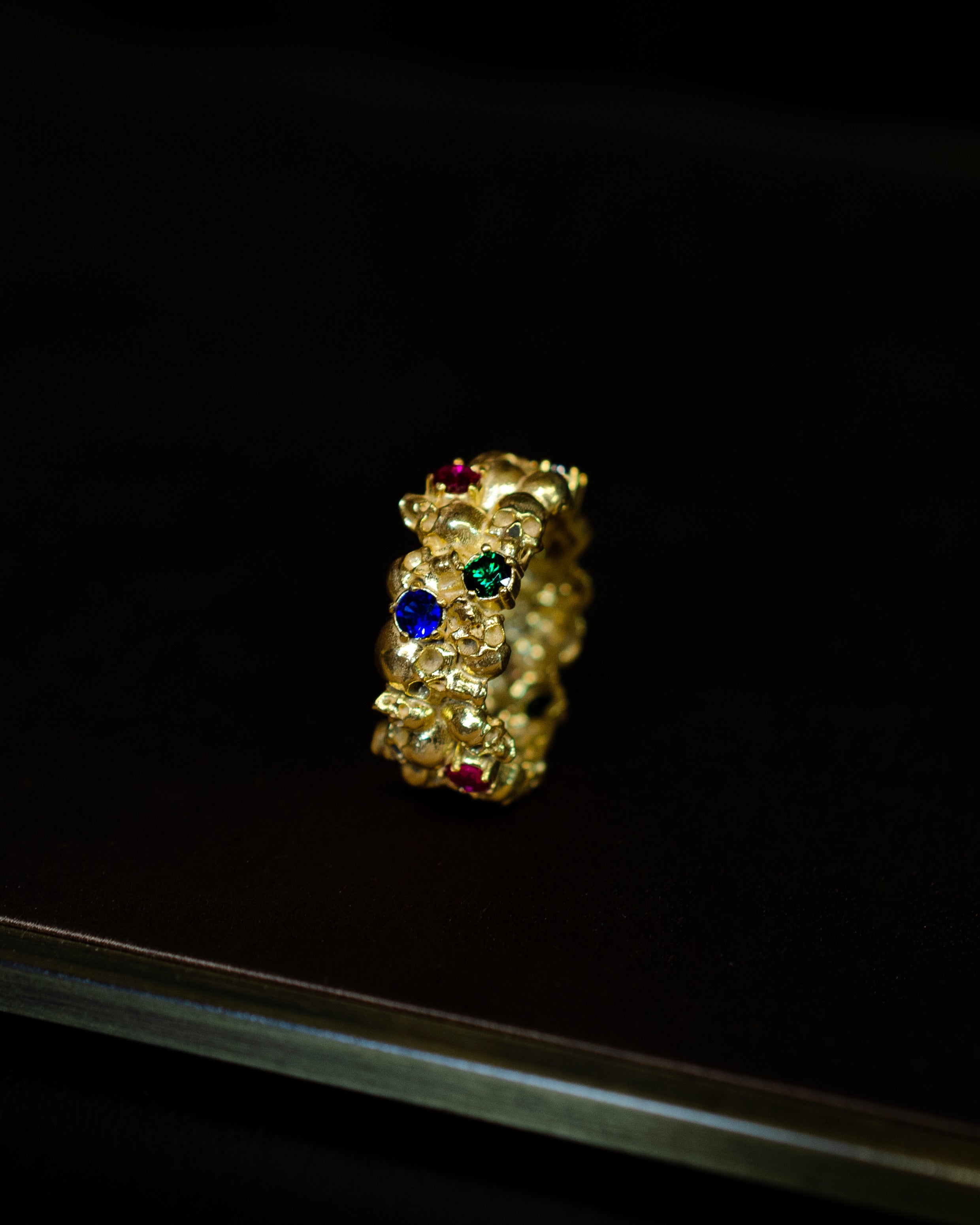 Nocturne Skull Band 14 Ayar Altın Kaplama