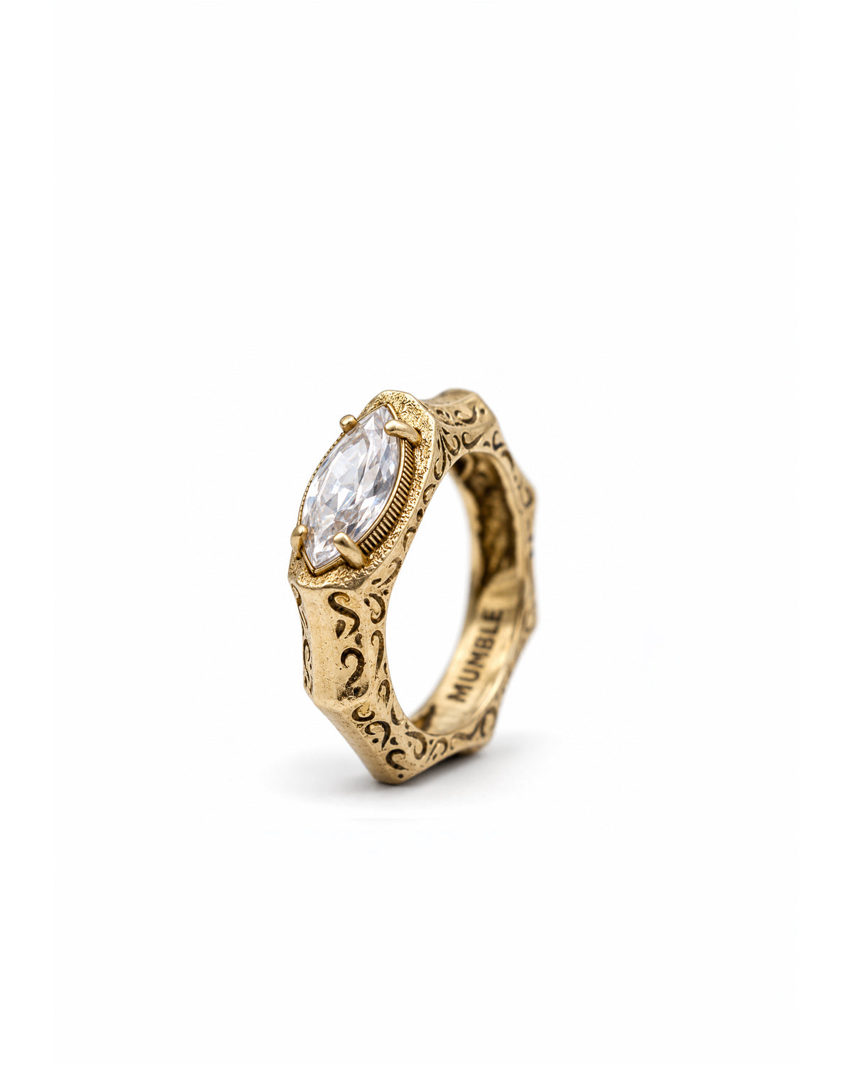 Baroque Marquise 14 Ayar Altın Kaplama